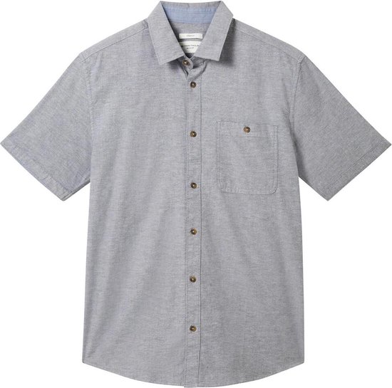 Tom Tailor Overhemd Basis Overhemd Met Korte Mouwen 1040122xx10 28941 Mannen Maat - XXL