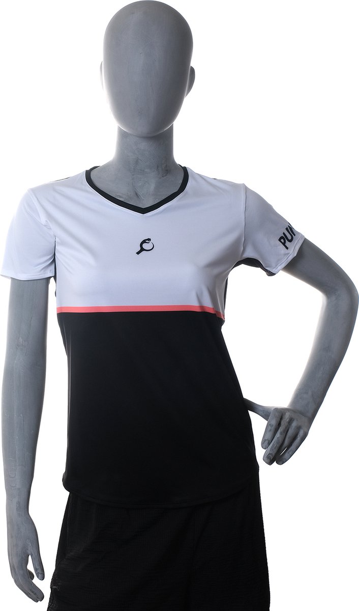 PUNTAZO Padel T-shirt Dames Sportshirt Medium roos Korte mouw