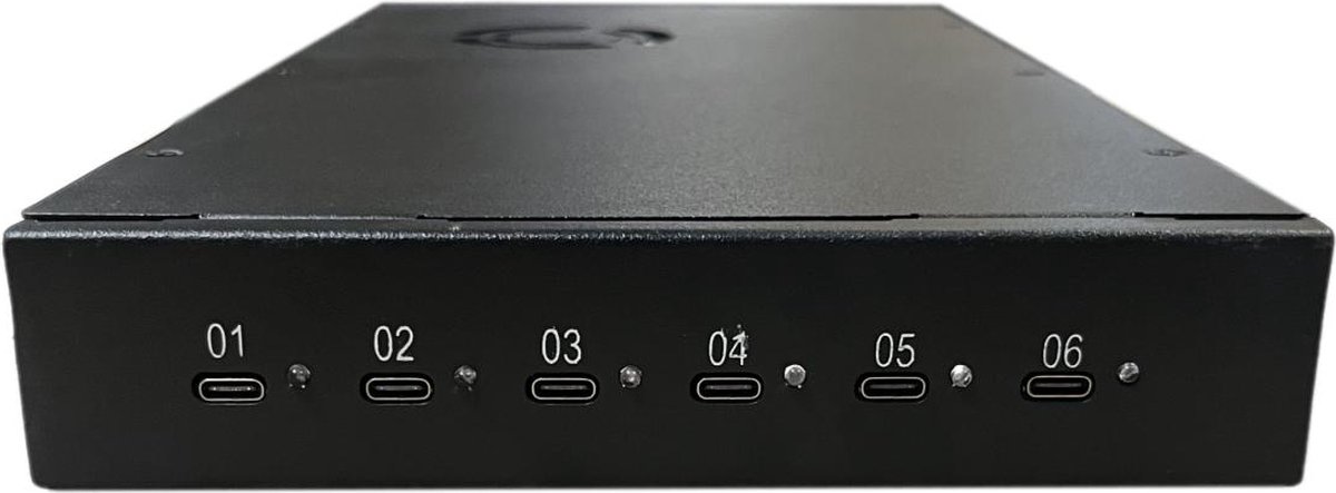 6 ports USB-C 65W oplaadhub