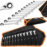 Neo tools Jeu de 12 clés à cliquet et clés mixtes