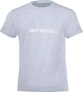 Be Friends T-Shirt - Be Friends - Kinderen - Licht blauw - Maat 10 jaar