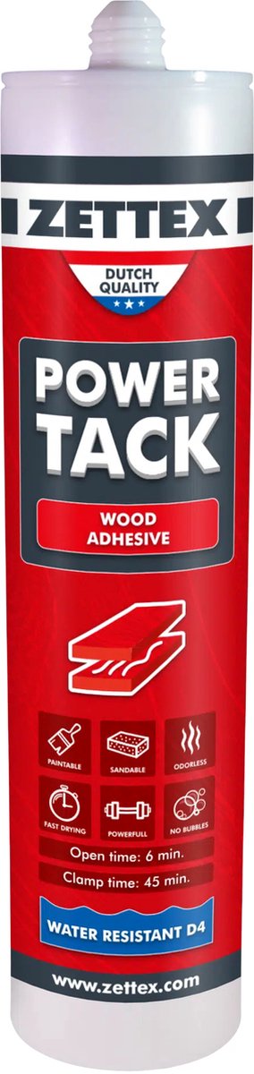 12x Powertack voordeeldoos - Beige - 310 ml