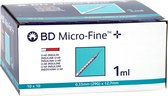 Insuline Spuitjes U-40 BD Micro-Fine 100 stuks 1.0 ml