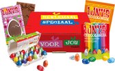 Tony's Chocolonely Pasen Chocokadoos - Chocolade Paas Pakket - Pasen Geschenkset - Cadeau Box - Paaschocolade - Paascadeautjes voor Kinderen - Paaseitjes, Paasrepen & Paas Proeverijtje
