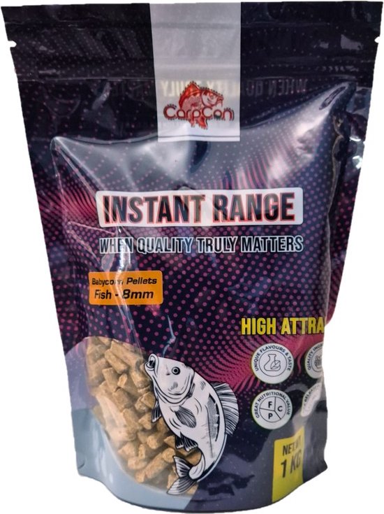 Pellets Babycorn 'Fish' - 1kg - Pellets Carpe/Corégone - Appâts alimentaires/ Appâts pour Pêche