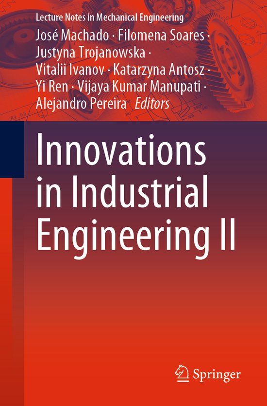 Lecture Notes in Mechanical Engineering- Innovations in Indu ... - cover