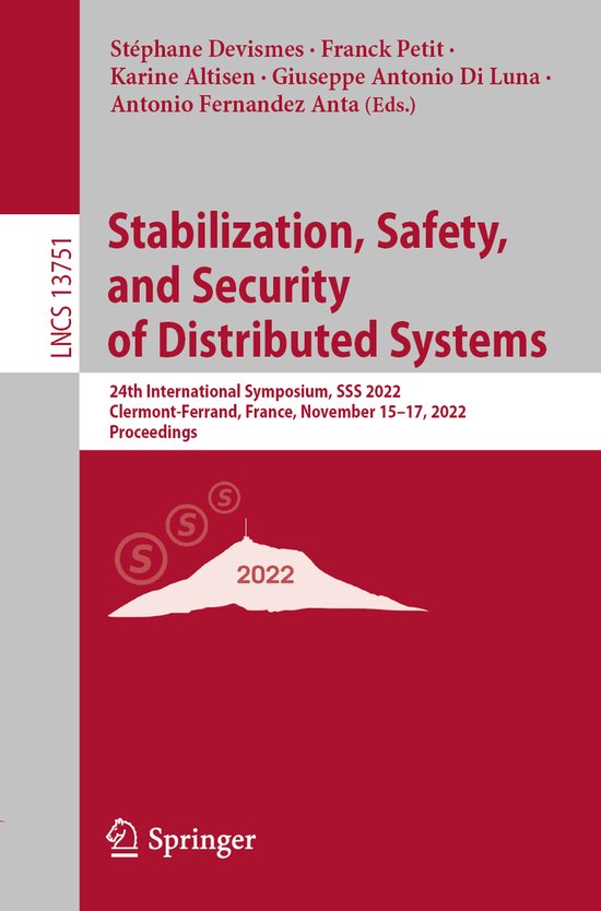 Lecture Notes in Computer Science13751- Stabilization, Safet ... - cover
