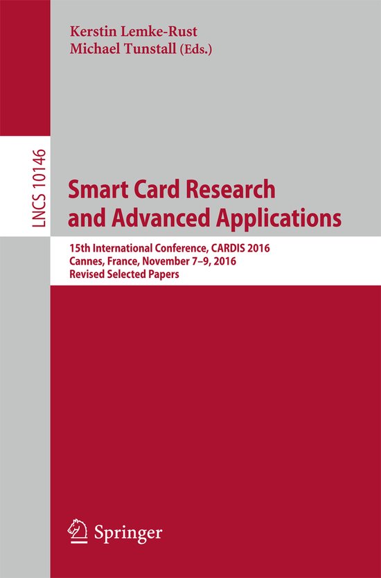 Smart Card Research and Advanced Applications - cover