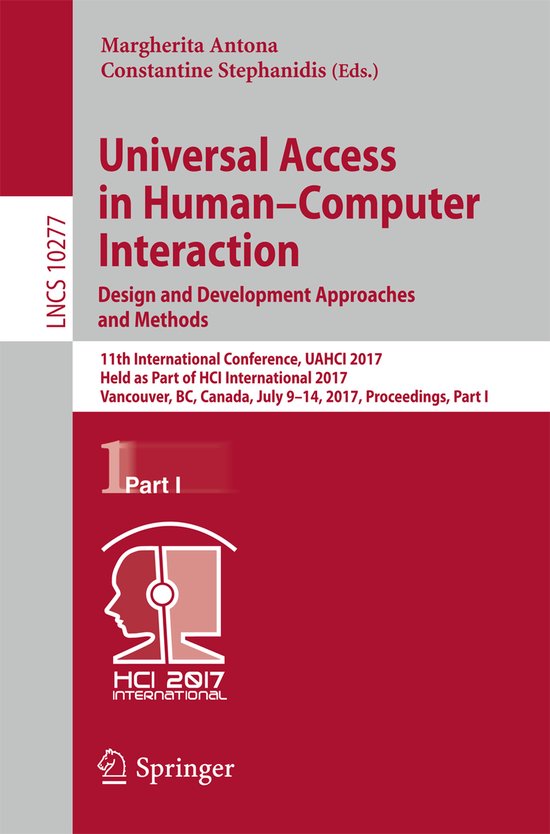 Universal Access in Human-Computer Interaction. Design and D ... - cover
