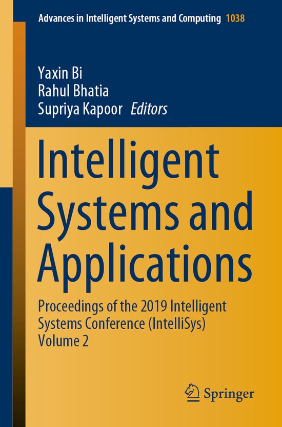 Advances in Intelligent Systems and Computing- Intelligent Systems and ...