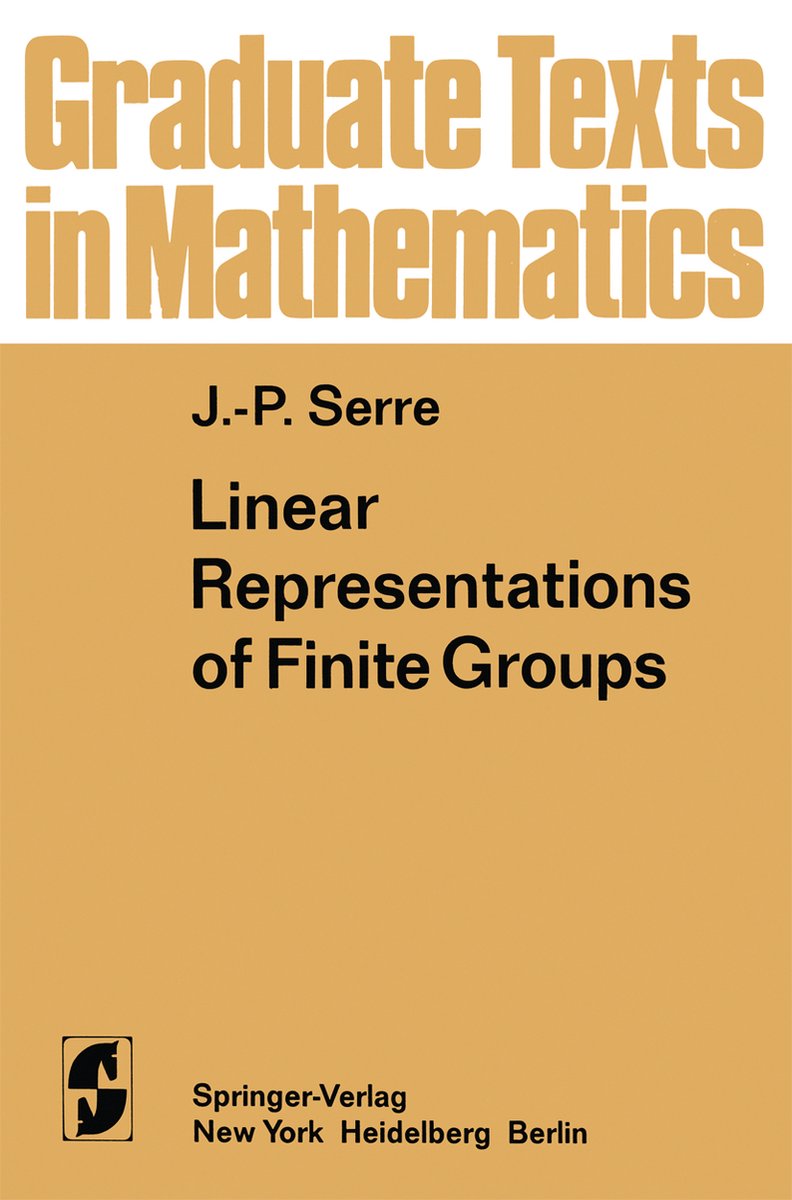 Omslag van Linear Representations of Finite Groups