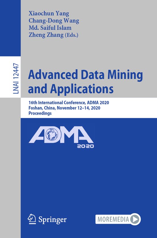 Advanced Data Mining and Applications - cover