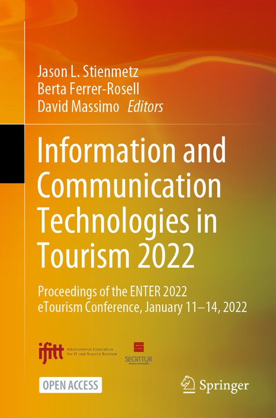 Information and Communication Technologies in Tourism 2022 - cover