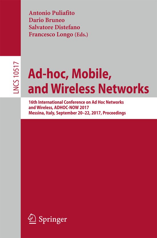 Lecture Notes in Computer Science10517- Ad-hoc, Mobile, and  ... - cover