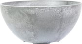 Artstone - Bowl Fiona - 31x15 - Grijs - Bloempot voor binnen en buiten - Milieuvriendelijk - Sterk en licht - Met drainagesysteem