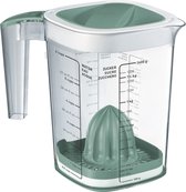 Rotho - Tasse à mesurer polyvalente avec presse-agrumes - Multifonction - Tasse à mesurer - Presse-agrumes - Loft - 1,5 litre - Vert