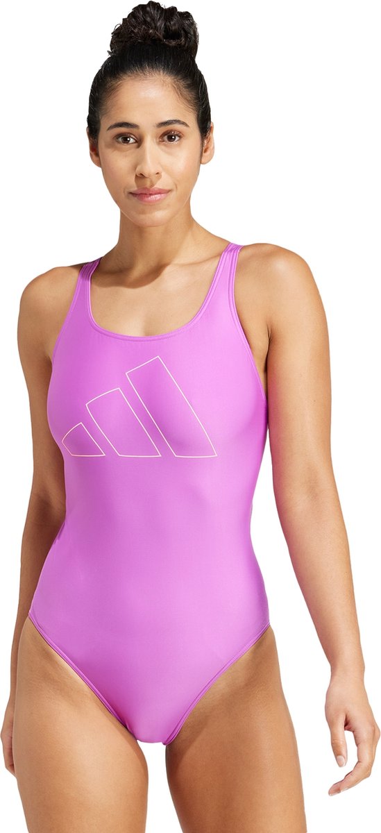 adidas Performance Big Bars Badpak Dames Paars