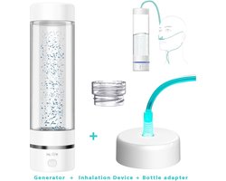 Kibus Moleculaire Waterstof Generator - Nano Bubbel techniek - Voor waterstof rijk water - Goed voor Gezondheid&Huid - H2-rijk water