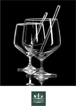 Gin Tonic Glazen, 2 stuks & glazen stampers, Ritzenhoff & Breker