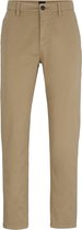 BOSS - Satin Chino Beige - Heren - Maat W 32 - L 32 - Slim-fit