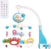 Ghani winkeltje Babywieg Mobiel Met Verlichting - Muziekprojectie Voor Babys - Afstandsbediening - Wieg Speelgoed Voor Pasgeboren - Baby Mobiel Voor Wieg - 0- 12M