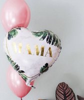 Gevulde helium ballon MAMA per post - Moederdag cadeau - Ballon per post - Moederdag GRATIS wenskaart