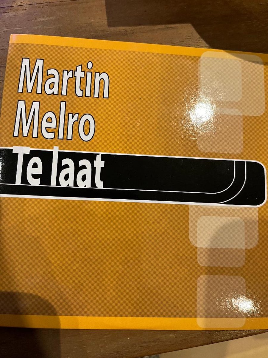 Martin Melro - Te Laat (2 Track CDSingle)