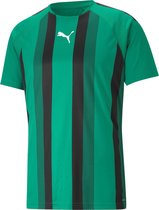 Puma Teamliga Shirt Korte Mouw Heren - Groen / Zwart | Maat: M