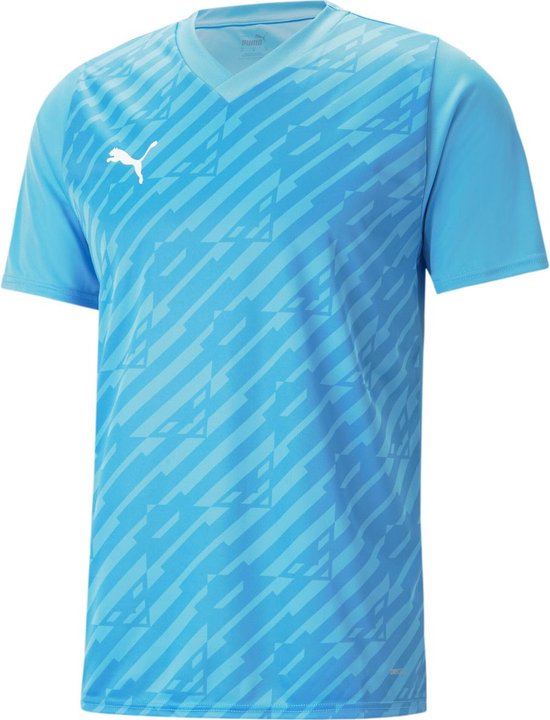 Puma Team Ultimate Shirt Korte Mouw Heren - Team Light Blue | Maat: 3XL
