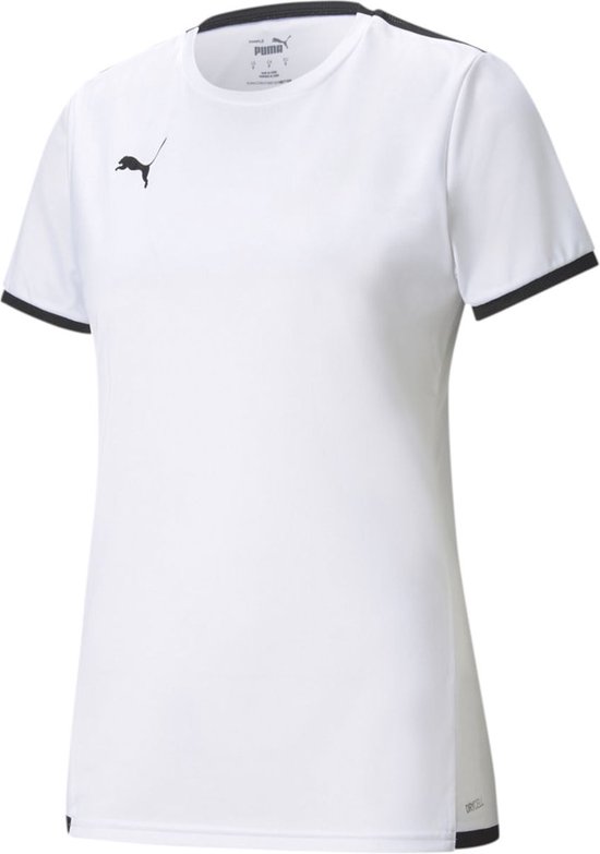 Puma Teamliga Shirt Korte Mouw Dames - Wit | Maat: XL
