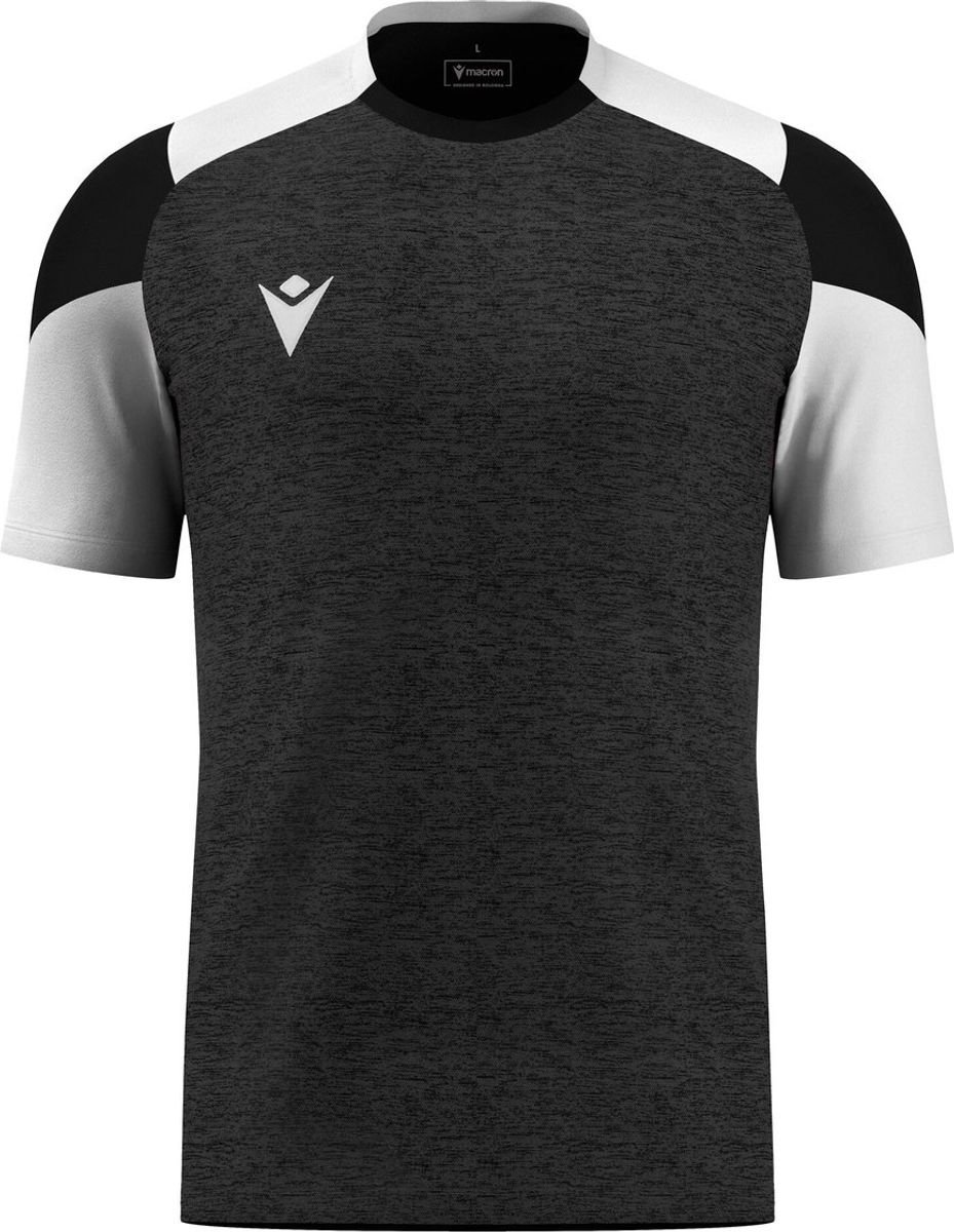 Macron Glory Golem Shirt Korte Mouw Heren - Zwart / Wit | Maat: L