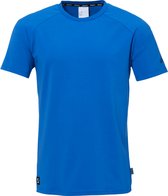 Uhlsport Id T-Shirt Heren - Azuurblauw / Zwart | Maat: M