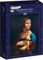 Art by Bluebird Puzzel 1000 stukjes "Dame met Hermelijn" Leonardo da Vinci