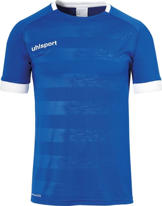 Uhlsport Division 2.0 Shirt Korte Mouw Kinderen - Royal / Wit | Maat: 116