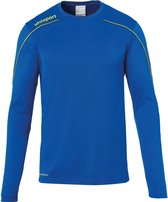 Uhlsport Stream 22 Voetbalshirt Lange Mouw Heren - Royal / Geel | Maat: XL