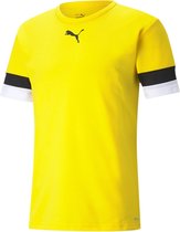 Puma Teamrise Shirt Korte Mouw Heren - Geel | Maat: L