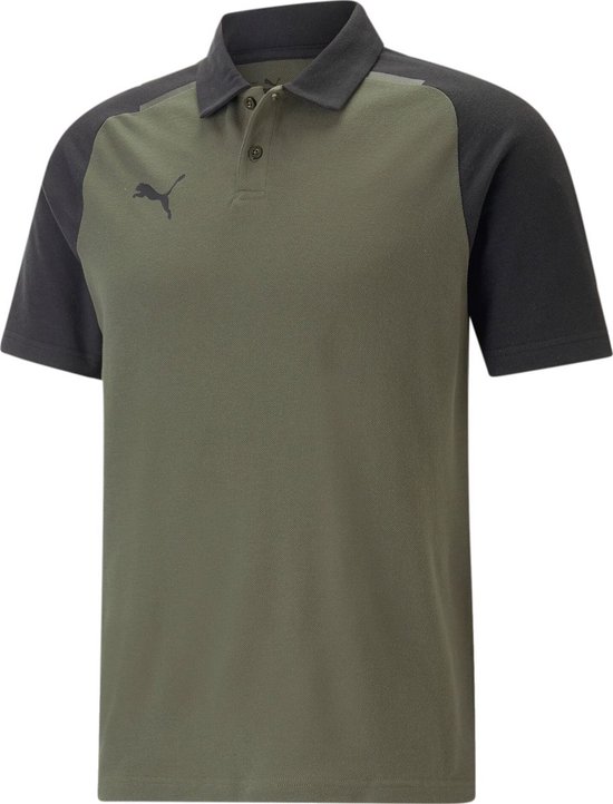 Puma Team Cup Casuals Polo Hommes - Mossy Vert | Taille : XL