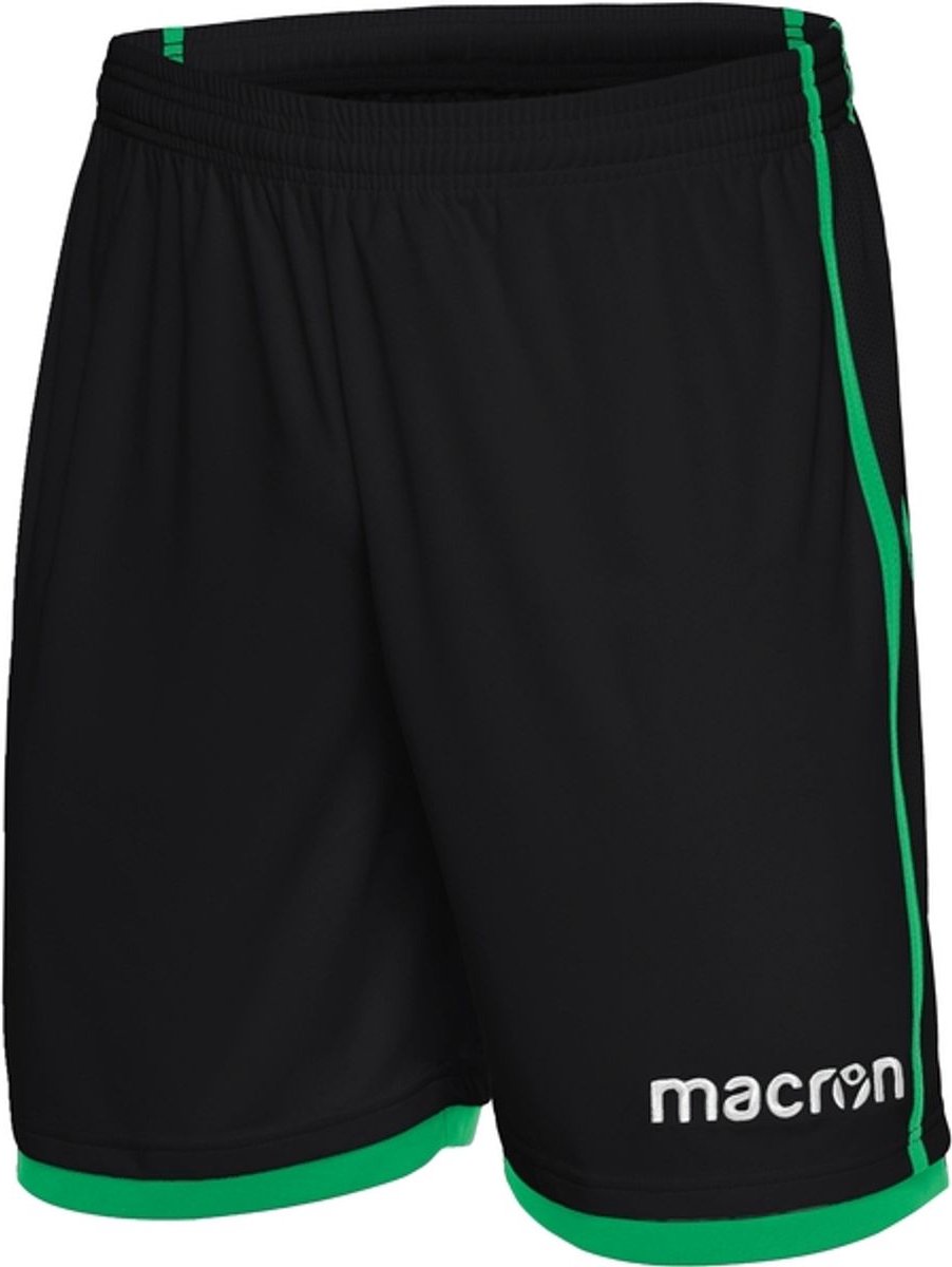 Macron Algol Short Heren - Zwart / Groen | Maat: L