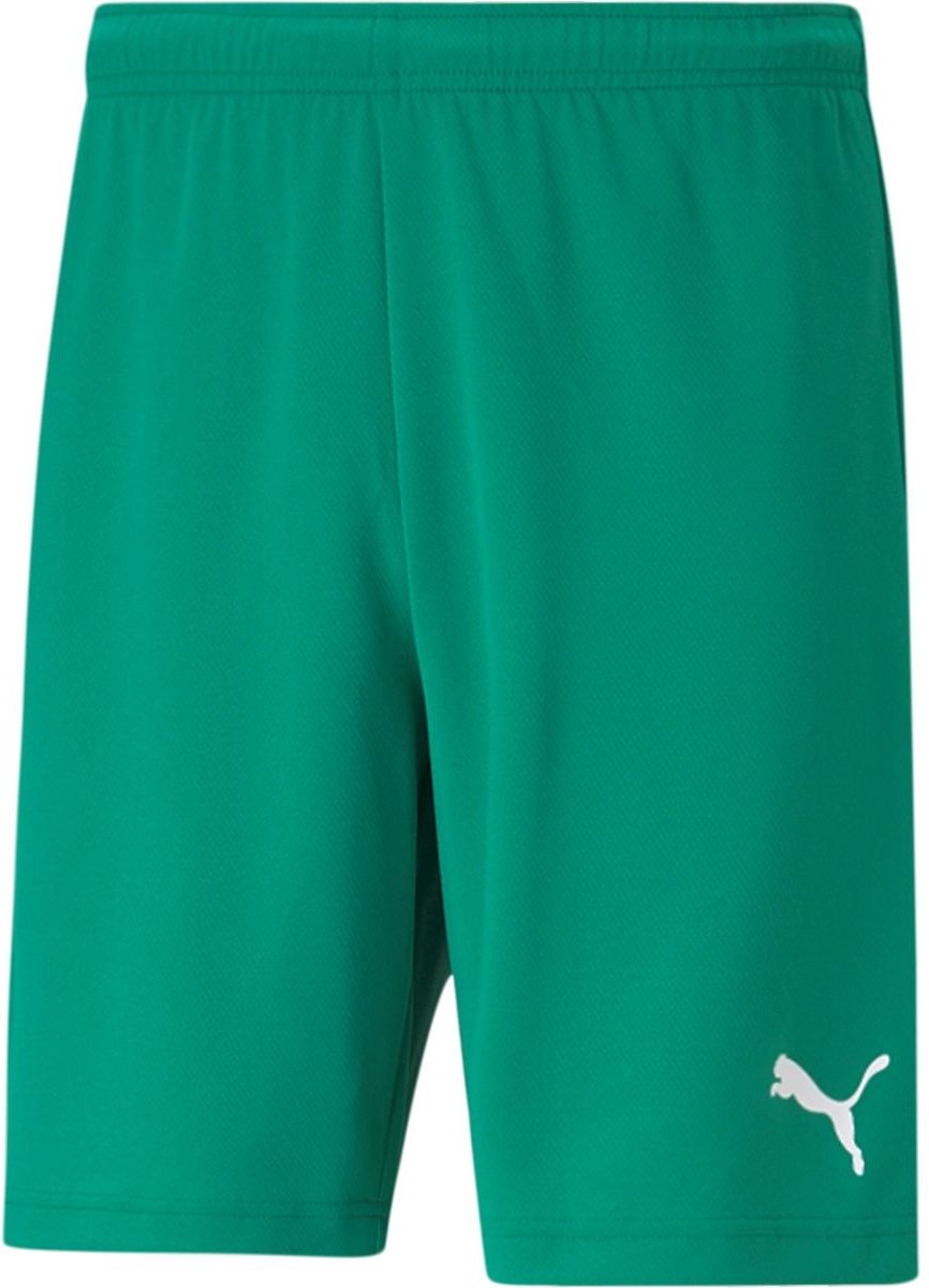 Puma Teamrise Short Kinderen - Groen | Maat: 128