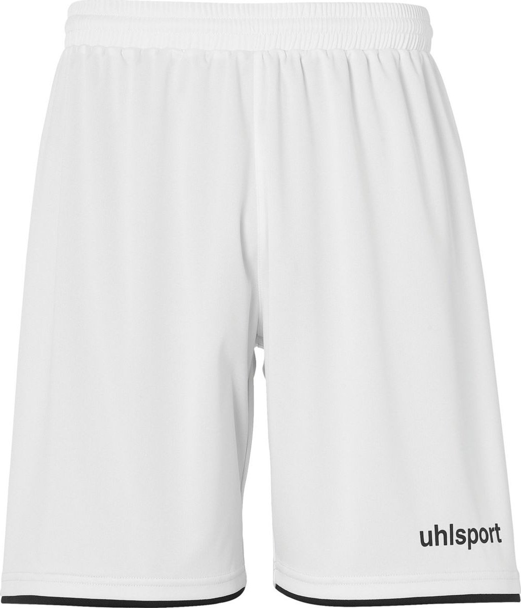 Uhlsport Club Short Heren - Wit / Zwart | Maat: L