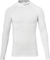 Uhlsport Distinction Pro Baselayer Shirt Opstaande Kraag Heren - Wit | Maat: 3XL