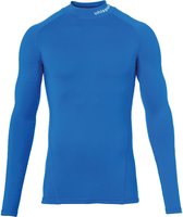 Uhlsport Distinction Pro Baselayer Shirt Opstaande Kraag Kinderen - Royal | Maat: 152