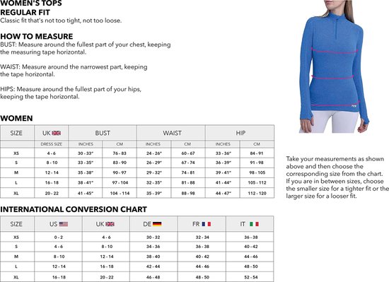Foto: Tca dames fusion sneldrogende lange mouw half zip hardloop top cyaan xs