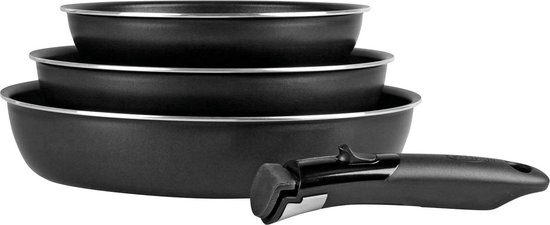 Cenocco Steinpfannen Set 3-teilig - 20cm, 24cm, 28cm Induktion