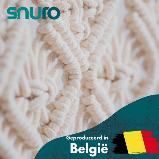 Corde en coton SNURO (5 mm, 50 M) pour une reliure plus solide - coton naturel et régénéré pour les projets de macramé, de loisirs et de bricolage - Aspect naturel et toucher doux.