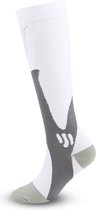 EITIKA - Bas de contention homme L/XL 41-46 - Wit - Magnifiques bas pour l'équitation - la course à pied - le cyclisme, etc. pieds chauds et bonne circulation sanguine