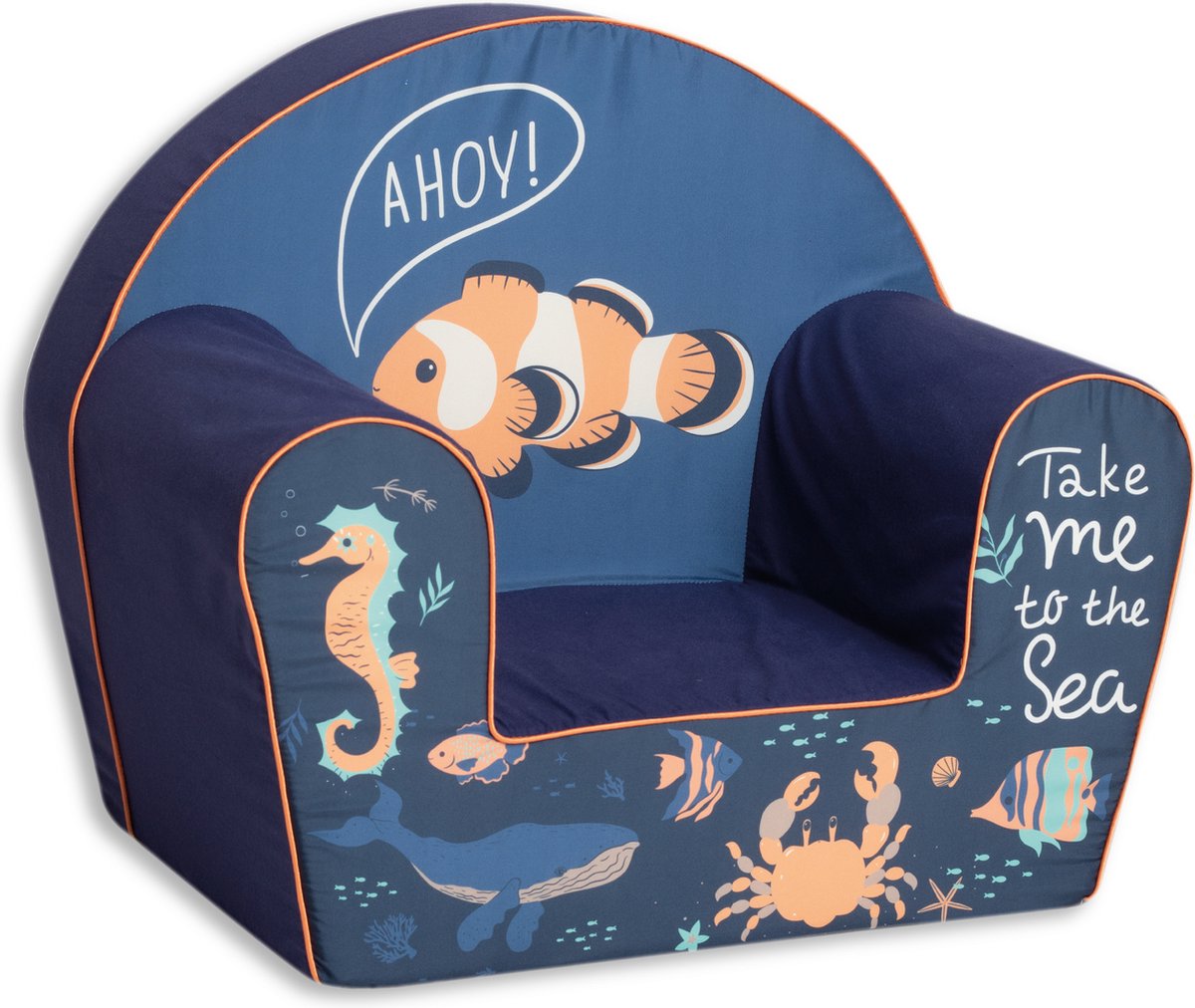 Kinderzetel vissen - kinderstoel - 1 jaar - kinderbank - peuterstoel - kinderfauteuil - kindersofa – Gomoor