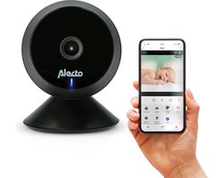 Alecto Wifi Babyfoon met Camera en App – Full HD – Melding bij beweging en geluid – SMARTBABY5BK – Zwart