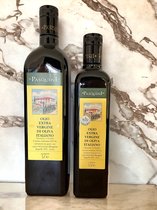 Pasquini- Premium extra vierge olijfolie - Fles 1 liter- Italiaanse olijfolie - Handmatig geplukt - Eerste persing - Hoogste kwaliteit- Geen toevoegingen (100% pure olijfolie)- geschikt voor warm en koud gebruik- geïntegreerde schenktuit - schenker