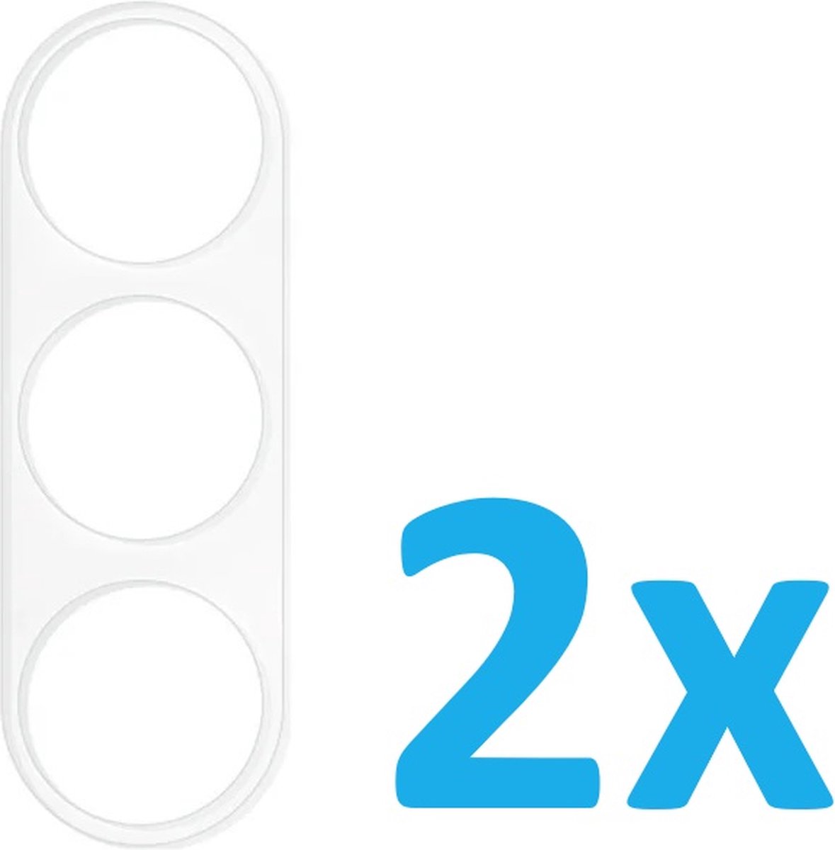 Camera Lens Glass Protector - beschermer Geschikt voor: Samsung Galaxy S24 - Transparant 2x